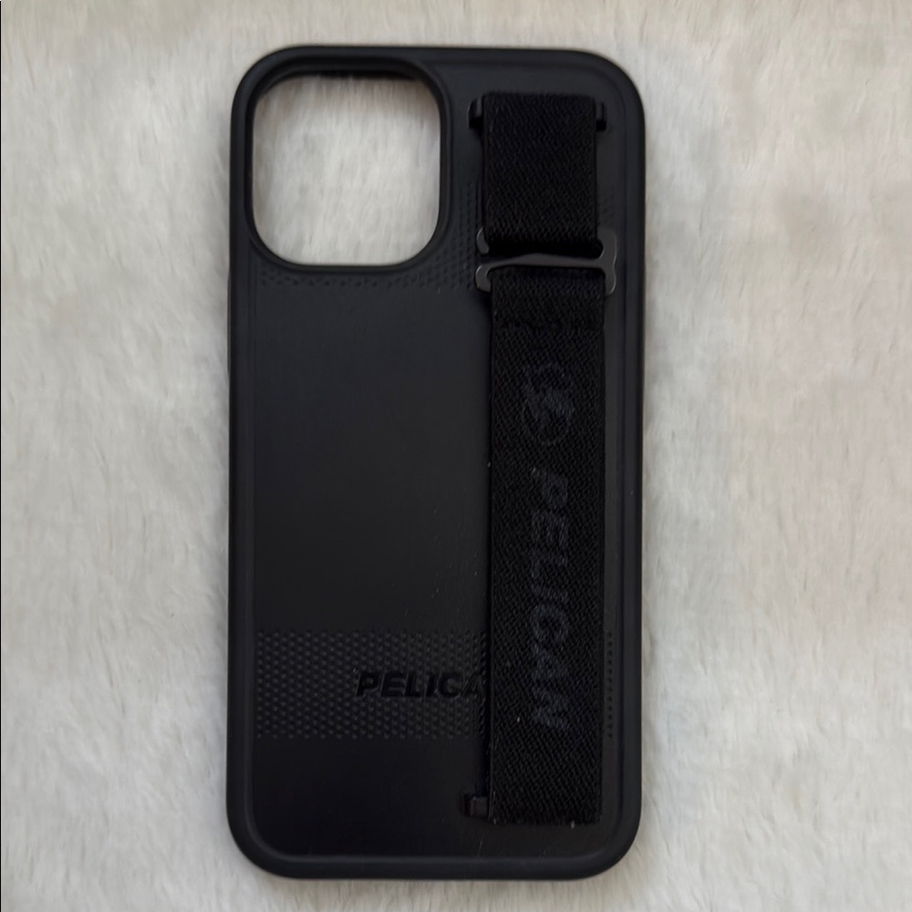 Pelican IPhone 12 Pro Max Case Black w/loop
